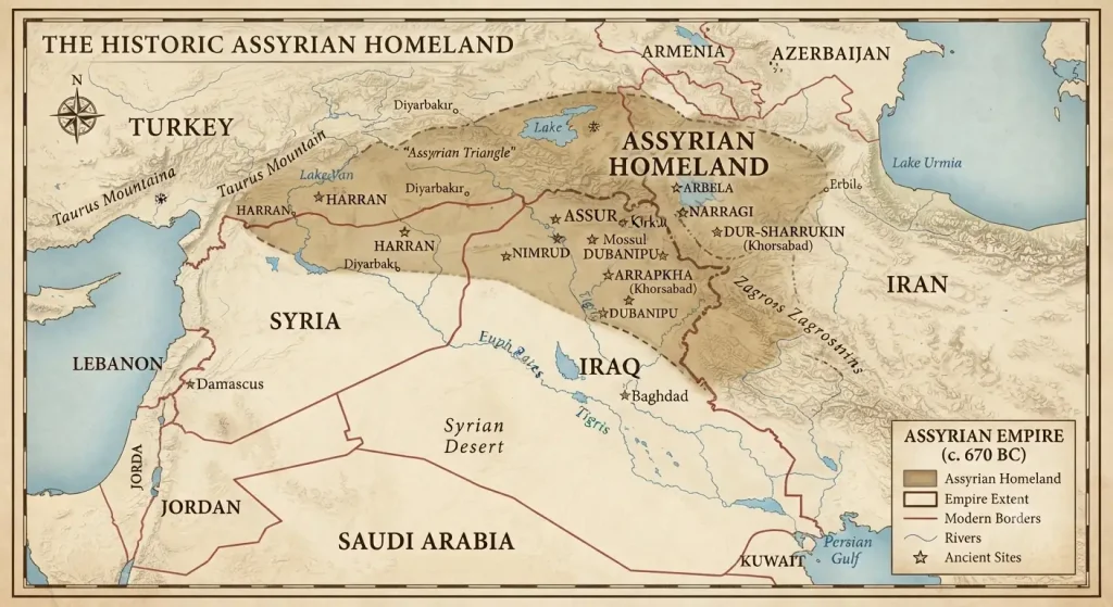 historic assyrian
